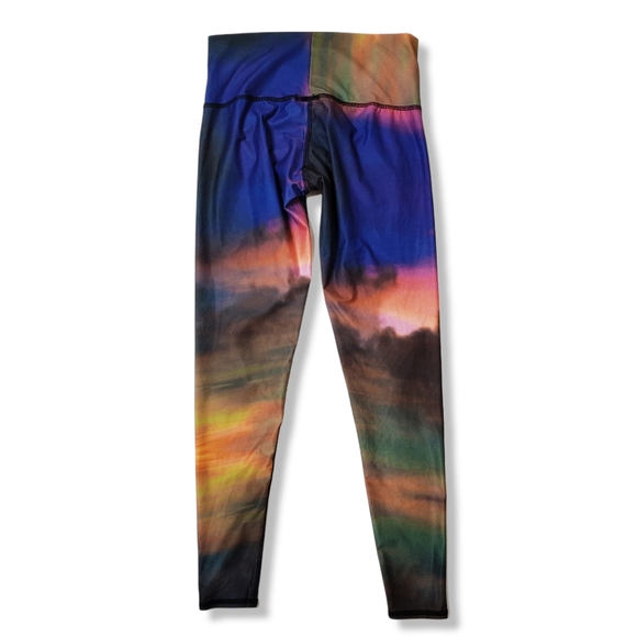 Teeki Clouds Sunset Hot Pants Leggings - Picture 2 of 6